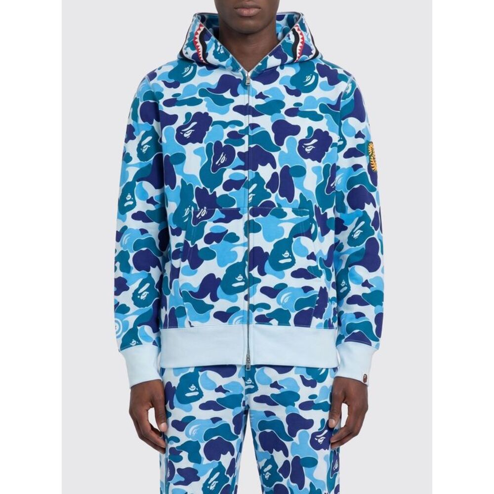 Bape Sweatshirt Men Blue